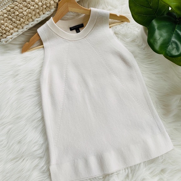 Banana Republic Tops - {Banana Republic} Cream Sweater Tank Top